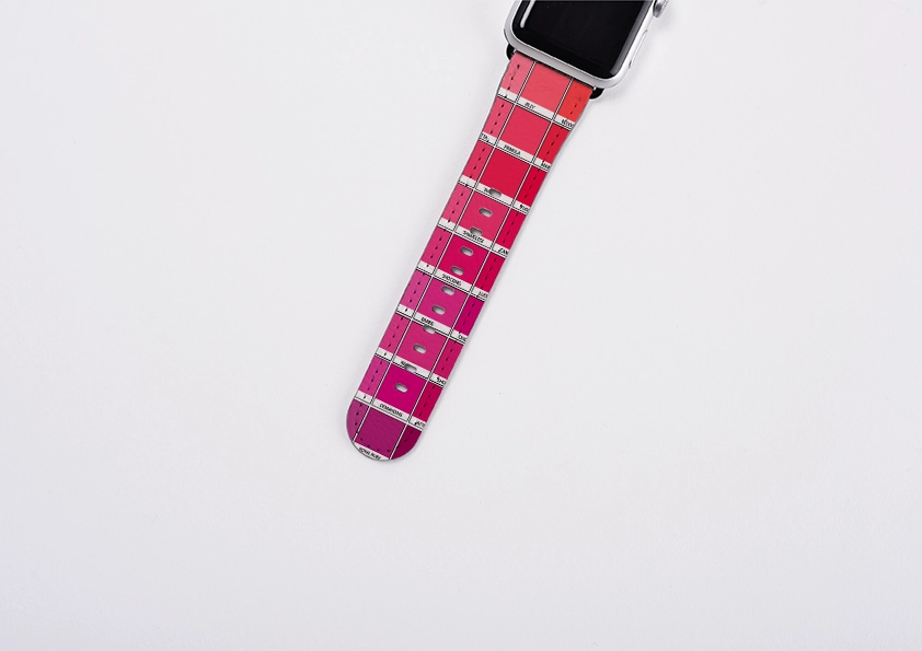 Universal Fit Design Pink Chromology By Kitty Joseph Apple Watch Strap