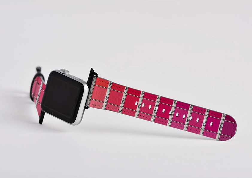 Pink Chromology By Kitty Joseph Apple Watch Strap Durable Fitness Gear