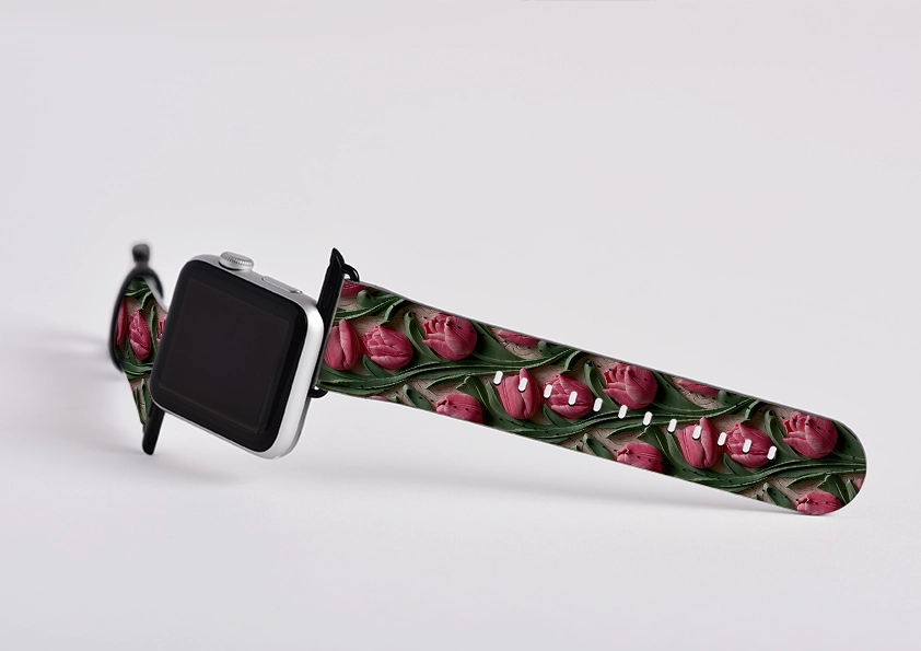 Soft Daily Comfort Schiedam Tulips Apple Watch Strap