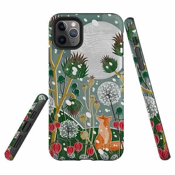 iPhone Tough Case - Fox By Liane Payne Minimal Texture