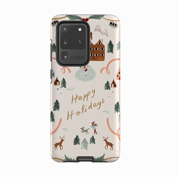 Samsung Tough Case - Happy Holidays By Bex Parkin Modern Aesthetic