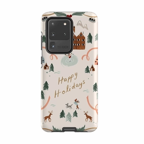 Samsung Tough Case - Happy Holidays By Bex Parkin Modern Aesthetic