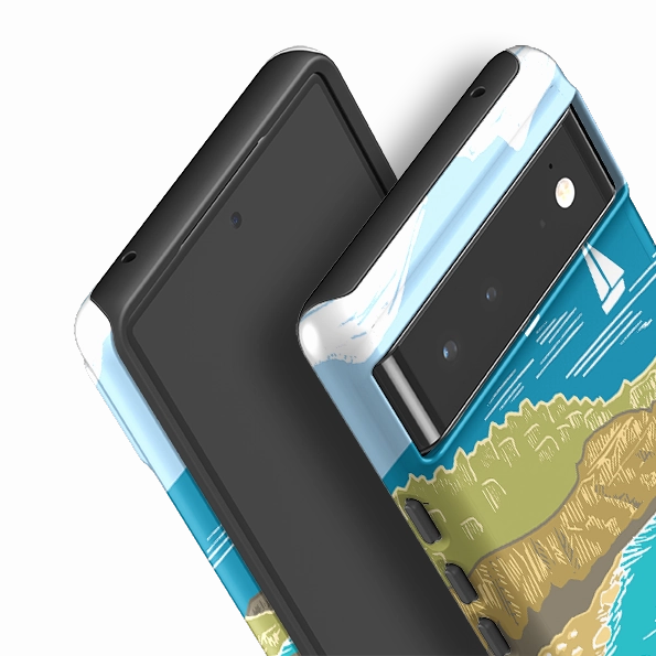 Google Tough Case -  Porthgwarra Walk By Kate Heiss Smooth Grip