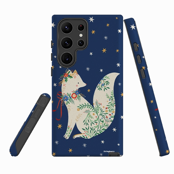 Refined Look Stylish grip Samsung Tough Case - Fox I By Ali Brookes