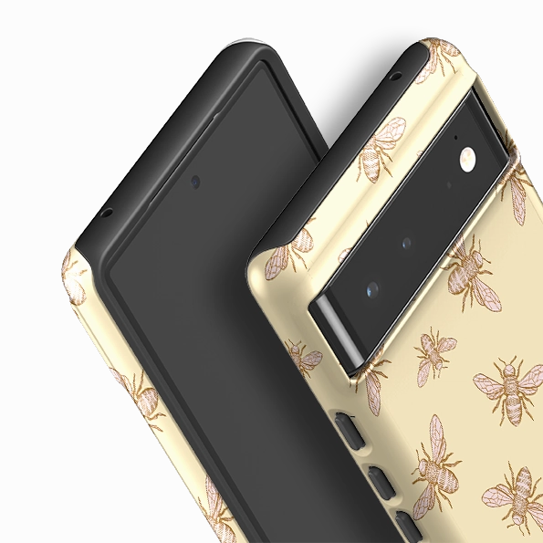 Stylish Texture Google Tough Case -  Bee Life II