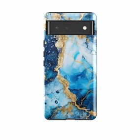 Google Tough Case -  Blue Marbs Vivid Detail Shockproof Edge