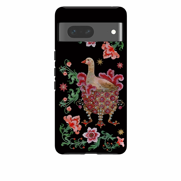 Practical Accessory Google Tough  Case - Six Geese A Laying By Maria Matos