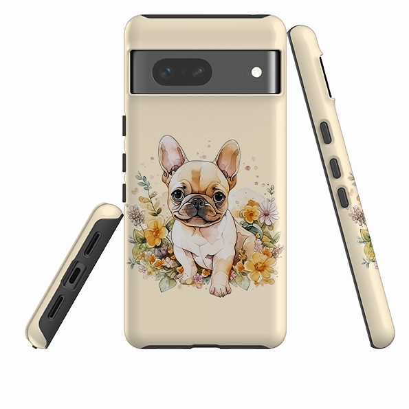 Google Tough  Case - Cute Dog C Refined Texture Impact shield