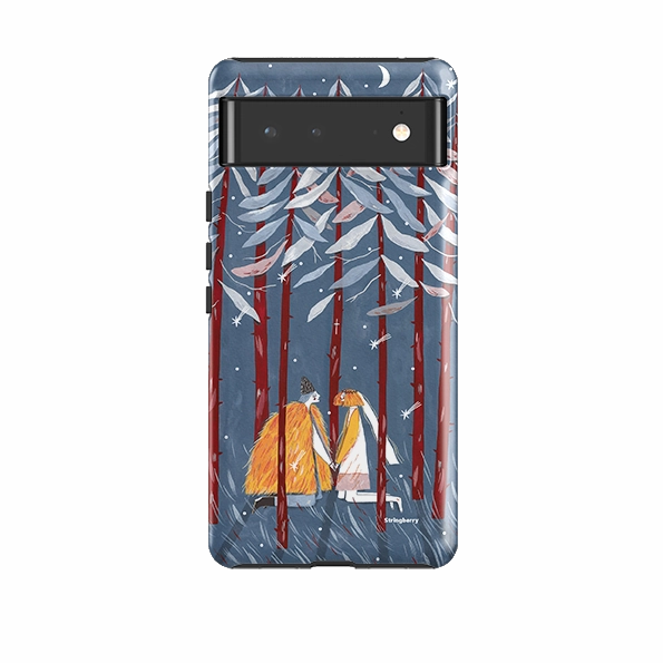 Matte Finish Durable Edge Texture Google Tough Case -  The Fir Church By Madalina Andronic