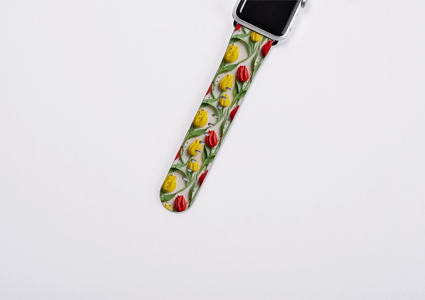 Light Comfort Fit Eindhoven Tulips Apple Watch Strap