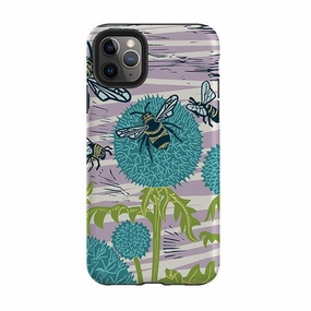 Color Layer Slim Look iPhone Tough Case - Pollinating Bees By Kate Heiss