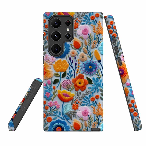 Vibrant Colors Samsung Tough  Case - Spring Petals II