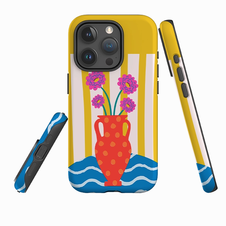Hard Shell iPhone Case - Spanish Vase