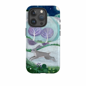 iPhone Tough Case - Winter Hare By Bex Parkin Hand Friendly
