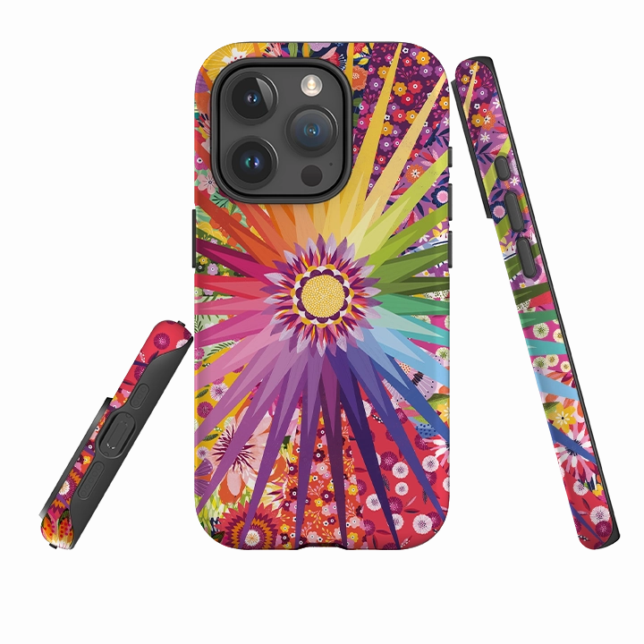 iPhone Case - Floral Sunshine I By Ali Brookes Sport Inspired Matte Texture Layer