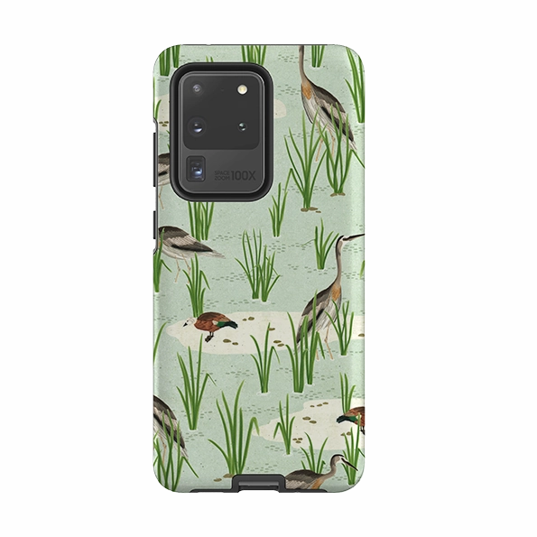 Portable Case Slim Profiled Samsung Tough Case - Wet Lands By Katherine Quinn