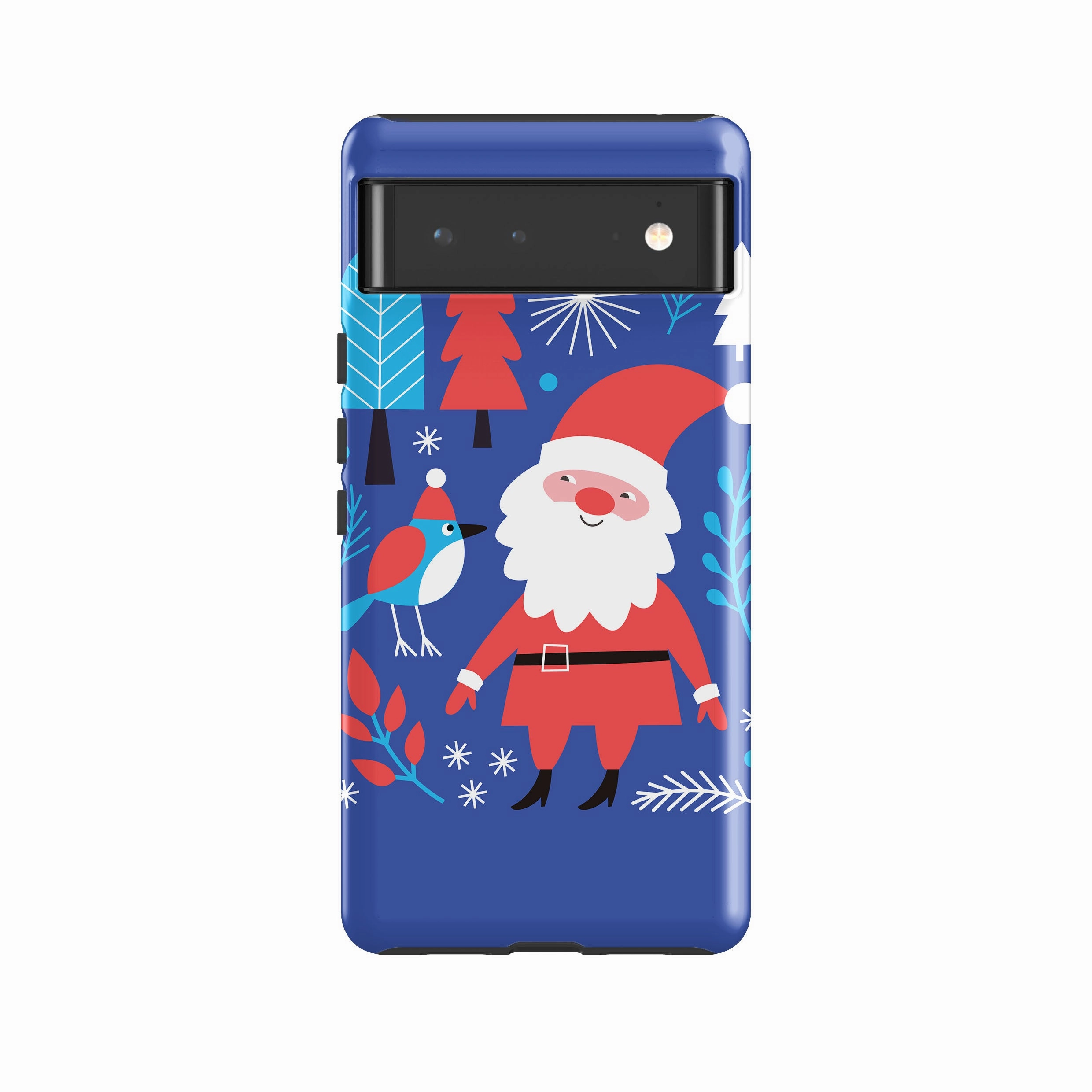 Edge Protection Google Tough Case -  Santa And Bird
