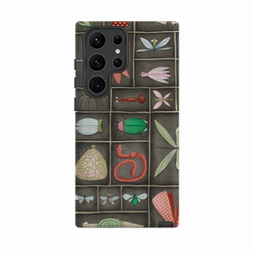 Elegant Pattern Samsung Tough Case - Cabinet Of Bugs By Maja Lindberg