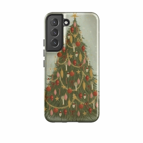 Samsung Tough Case - Christmas Tree By Maja Lindberg Minimal Grip Waterproof Design