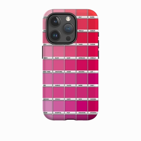 Premium Edge Design iPhone Tough Case - Pink Chromology By Kitty Joseph