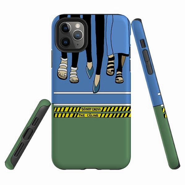 iPhone Tough Case - Donotcrosstheceline By Angelica Hicks Elegant Finish