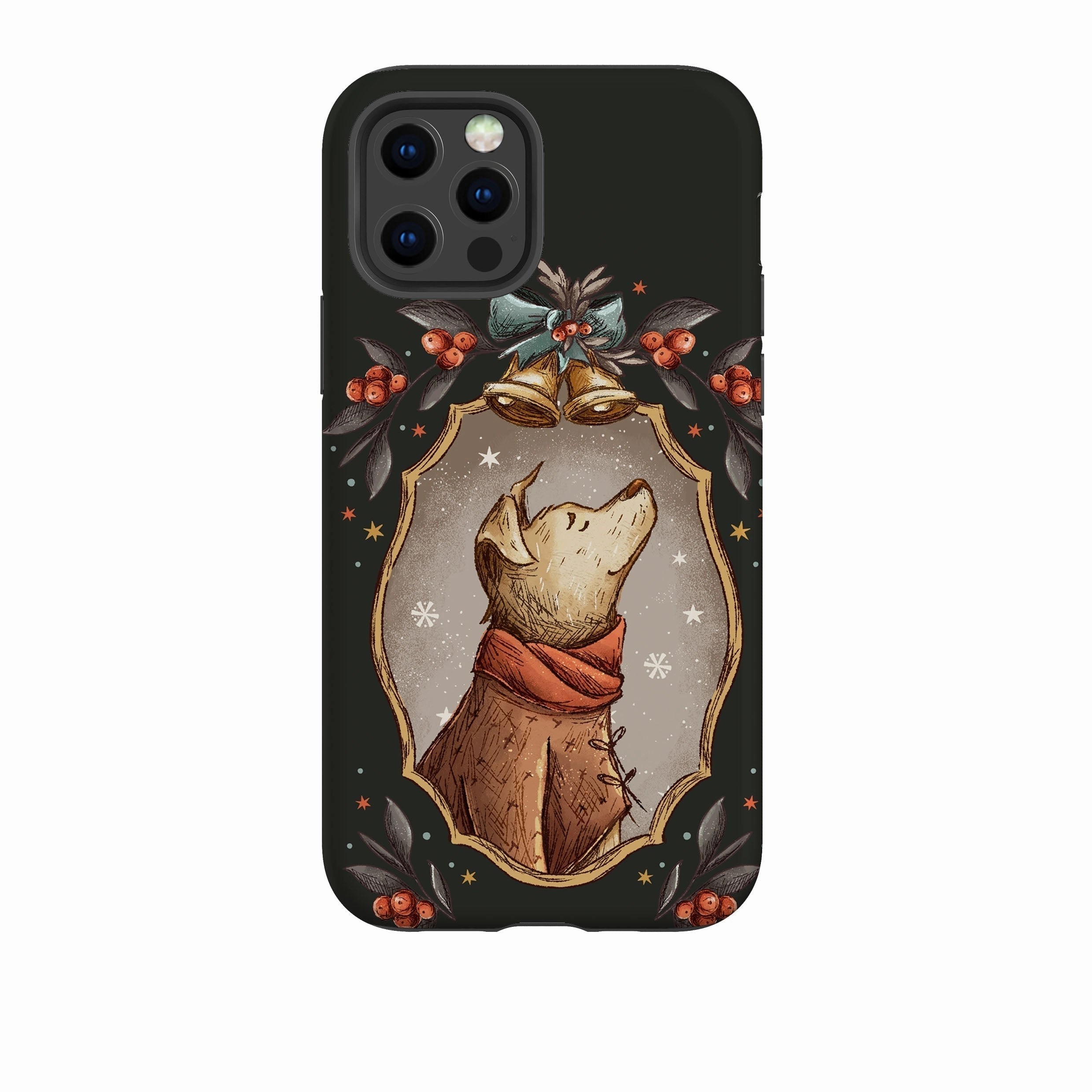 Protective Edge Layer iPhone Tough Case - Xmas Portrait