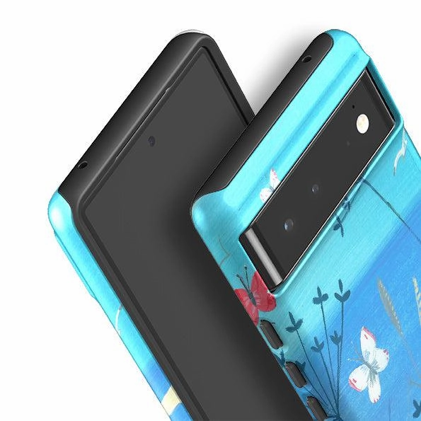 Enhanced grip Google Tough Case -  Floral By Mary Stubberfield