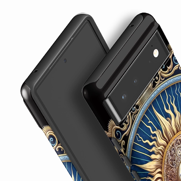Matte Pattern Google Tough Case -  The Sun