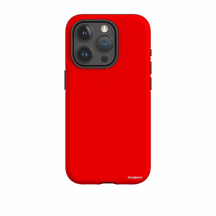 Luxury Shine Urban Texture iPhone Tough Case - Rome Red