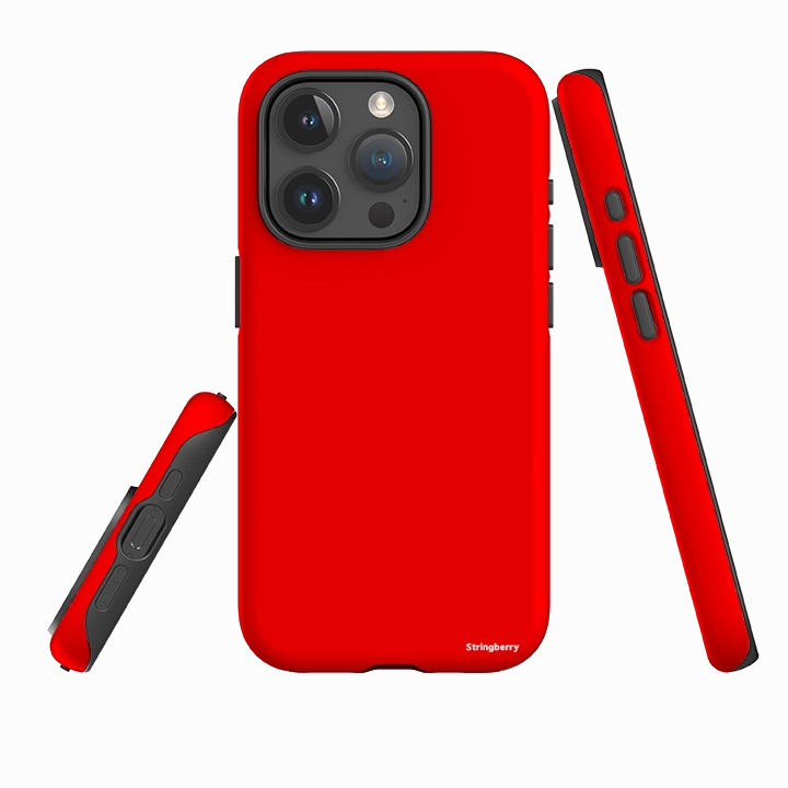 iPhone Tough Case - Rome Red Daily Grip