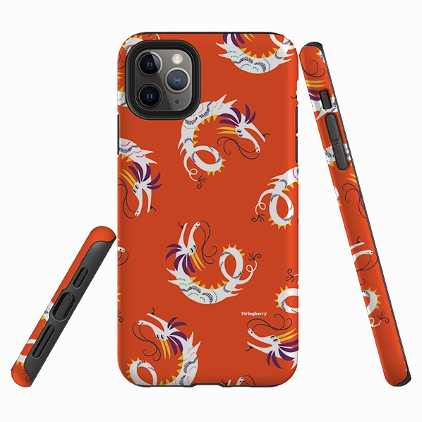 Unique Artwork iPhone Tough Case - Dragons By Ali Brookes