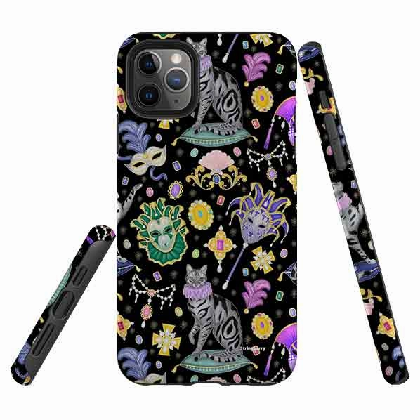 Protective Frame Design Strong Surface iPhone Tough Case - Queen Of Venice By Catherine Rowe