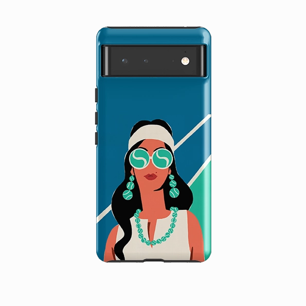 Matte Texture Google Tough Case -  Tennis Fashion