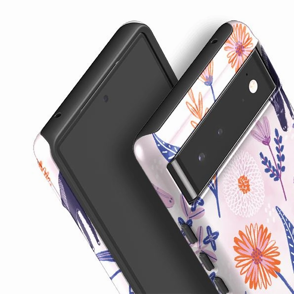 Vivid Texture Google Tough Case -  Wild Ponies Pink By Lee Foster Wilson