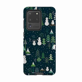 Creative Accent Modern Detail Samsung Tough Case - Snowman Playground By Jenny Zemanek