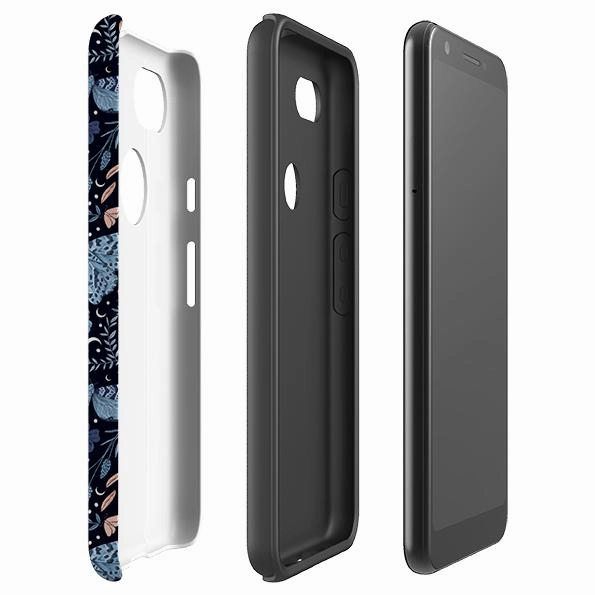 Comfort Edge Layer Personal Style Google Tough Case -  Moth By Jade Mosinski