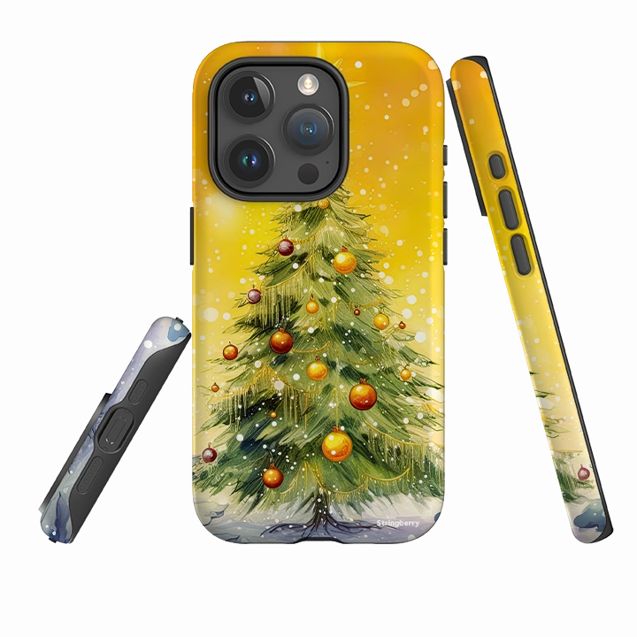iPhone Tough Case - Underneath The Xmas Tree Sleek Feel