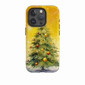iPhone Tough Case - Underneath The Xmas Tree Protective Detailing