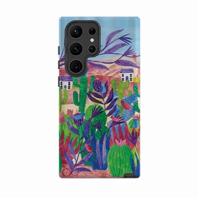 Samsung Tough Case - Desert Cactus By Tracey English Minimal Pattern Texture