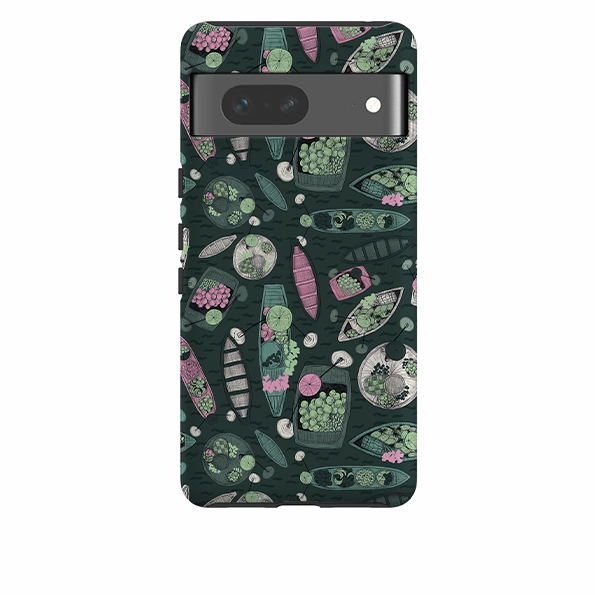 Flexible Grip Texture Student Gear Google Tough Case -  Floating Markets A By Jade Mosinski