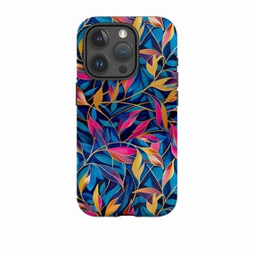 iPhone Case - Tangled Leaves Light Finish Smooth Texture Pattern