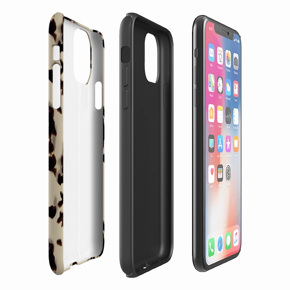 iPhone Tough Case - Ivory Rocky Road Lightweight Build