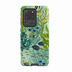 Premium Surface Finish Samsung Tough Case - Coral Forest By Katherine Quinn