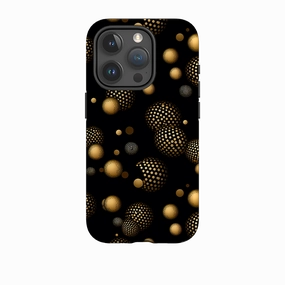 Polished Look iPhone Case - Dark Polka II
