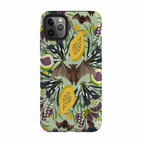 Durable Texture Layer Soft Layer Texture iPhone Tough Case - Bats By Katherine Quinn