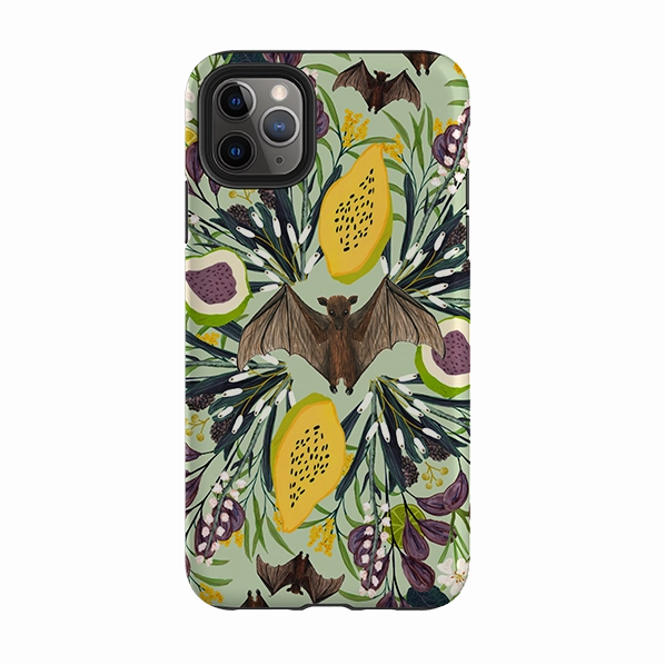 Desk Companion iPhone Tough Case - Bats By Katherine Quinn