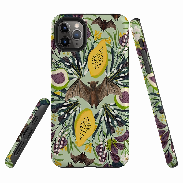 Slim Fitment Strong protection iPhone Tough Case - Bats By Katherine Quinn
