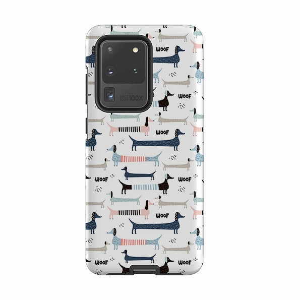 Protective Pattern Samsung Tough Case - Sausage Dog