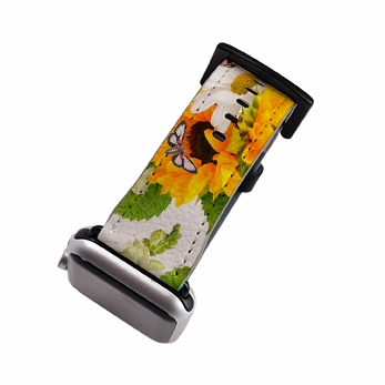 Sunlife White Apple Watch Strap Sturdy Material