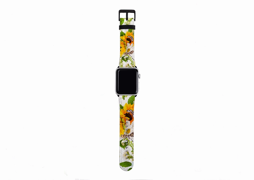 Flexible Band Design Sunlife White Apple Watch Strap
